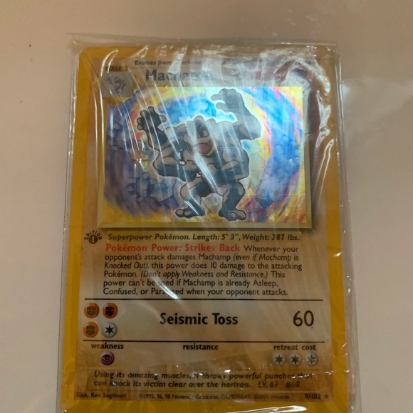 1999 Original packaging Edition 1 Holo Machamp - Picture 2 of 6